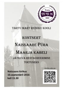 Naissaare kontserdi plakat